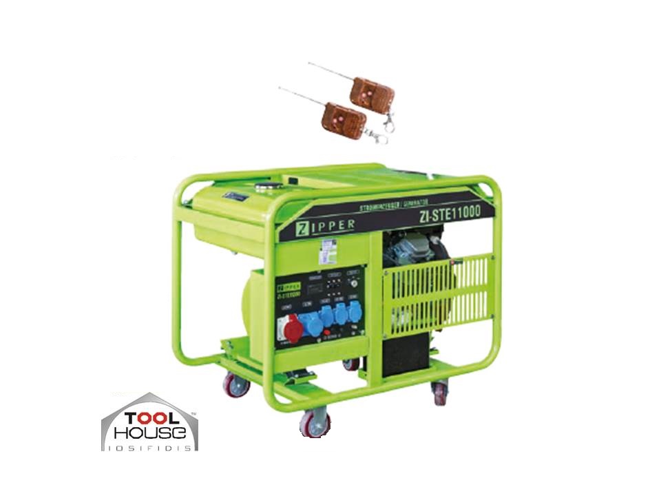 ZIPPER MASCHINEN ZI-STE11000 γεννήτρια 230/400V 15,0KVA & REMO